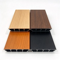 Planches de terrasse en aluminium ignifuges et étanches, fabriquées par le fabricant de Foshan, système d'assemblage par emboîtement, pour jardin
