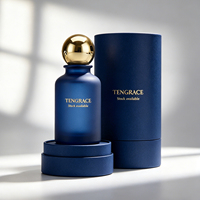Flacon de parfum de luxe, design élégant, 30 ml, 50 ml, 100 ml, flacon vaporisateur en verre coloré avec boîte