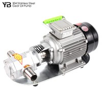 Pompe à engrenages électrique WCB 75, 37,5 LPM, 0,75 KW, en acier inoxydable 304, pour alimentation en huile hydraulique, 1400 tr/min, prête à l'emploi