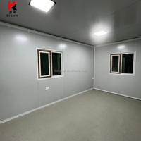 Bâtiment Modulaire Extensible en Acier Galvanisé de 20 et 40 pieds au Design Moderne pour Habitation, Bureau et Appartement, Résistant aux Ouragans