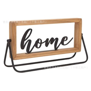 Marco de Madera para Letrero de Bienvenida, Rectangular, Decoración para el Hogar, Artesanía Hecha a Mano - Product Image 5
