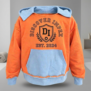 เสื้อฮู้ดดี้ OEM ผ้าคอตตอนหนา 450GSM ทรงโอเวอร์ไซส์ สไตล์สตรีทแวร์ ยูนิเซ็กส์ รับผลิตเสื้อฮู้ดดี้แบบสั่งพิมพ์ลาย - Product Image 3