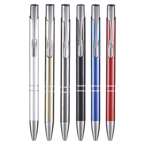 Hot Stock <b>Multi</b> <b>Color</b> Press Metal Ballpoint <b>Pen</b> Smooth Writing For Business Office Promotional Wholesale Gift Stationery - Product Image 2
