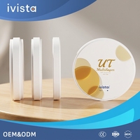 Bloc de zircone multicouche de haute translucidité UT 60% pour la restauration esthétique antérieure CAD CAM