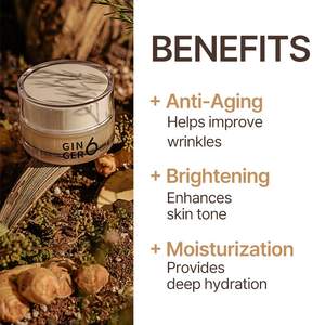 Ginger6 Active Water Cream 50ml Nueva llegada de Corea Blanqueamiento DE LA PIEL Loción facial con aceite de ácido hialurónico Venta al por mayor - Product Image 3