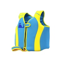 Gilet de sauvetage multifonctionnel réglable en néoprène pour enfants, idéal pour la plage, les sports nautiques et l'apprentissage de la natation Bird01