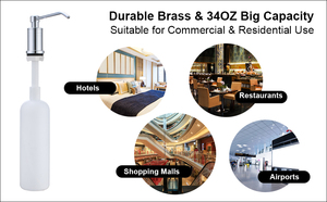 Hochwertiger Küchen-Schaumseifenspender 1000ml für Hotels, Schaumseifenspender für Waschbecken - Product Image 6