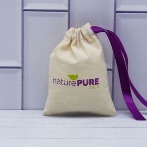 100% Cotton Muslin Single <b>String</b> Pouches Customize Brown Cotton Pouch for Jewelry Eco Gift Bag - Product Image 5