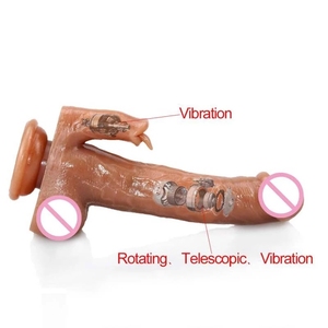 <span class=keywords><strong>Succionador</strong></span> <span class=keywords><strong>de</strong></span> pene telescópico con Control remoto por cable, consolador grande, ventosa, estimulador del clítoris y punto G - Product Image 6