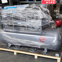 7.5KW 10HP 8bar 100L 120L 200L 250L 300L réservoir sous pression à entraînement par courroie type à piston petit compresseur d'air