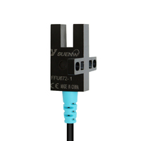 Capteur photoélectrique FF-U672-1 étanche IP67, sortie NPN, distance de détection 5 mm, DC 5-24V, forme en U