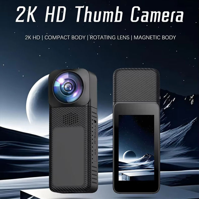 New Mini Action Camera for Travel Wholesale HD 1080P Video Recording 270 Wide Angle Rotatable Lens Shockproof Magnetic Tiktok