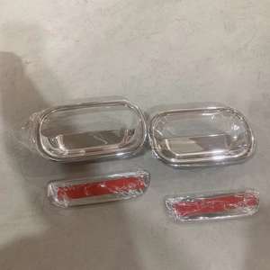 กรอบสวิตช์ประตูรถบรรทุกโครเมี่ยมชิ้นส่วนตัวถังรถญี่ปุ่นชิ้นส่วนตัวถังรถบรรทุกโครเมี่ยม <span class=keywords><strong>NPR120</strong></span> - Product Image 2