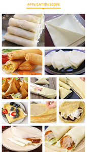 Automatic Spring Roll Pastry <b>Machine</b> Spring Roll Making <b>Machine</b> <b>Pancake</b> Spring Roll Sheet Wrapper Maker Make <b>Machine</b> - Product Image 5