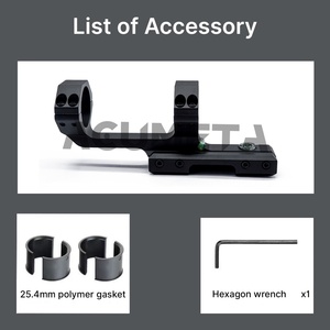 ขาตั้งกล้องเล็งอลูมิเนียมคุณภาพสูง ACUMETA สำหรับท่อขนาด 30 มม. ฐานติดตั้งขนาด 20 มม. ความสูงตรงกลาง 1.55 นิ้ว กันน้ำ พร้อมระดับน้ำแบบฟองอากาศ - Product Image 5