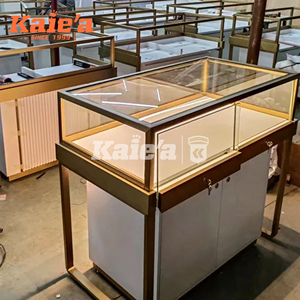 Hiển thị đồ trang sức Showcase kim loại đứng hiển thị cho cửa hàng đồ trang sức Showcase tủ trưng bày - Product Image 6