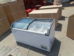 Congélateur commercial combiné à îlot, éclairage LED, réfrigérateur de supermarché, congélateur à glace écoénergétique - Product Image 6