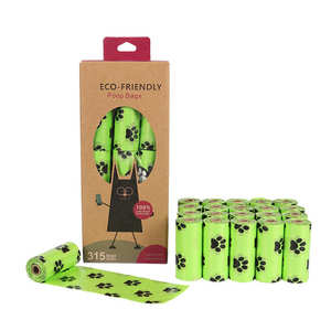 Sac poubelle en plastique jetable avec logo personnalisable compostable écologique pour chats petits animaux caca de chien - Product Image 2