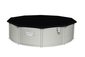 <span class=keywords><strong>2025</strong></span> Bestway 56384 15 ft. x 48 trong hydrium thép tường trên mặt đất hồ bơi thiết lập vòng gia đình hồ bơi - Product Image 4