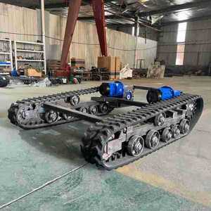 Châssis électrique à chenilles 4x4 télécommandé pour véhicule utilitaire tout-terrain - Product Image 1
