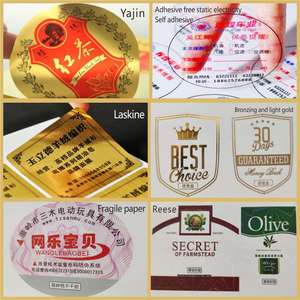 Tùy Chỉnh Thương Hiệu Riêng In Logo Phim Nhãn Bao Bì Sticker Thấp Tối Thiểu Đặt Hàng Món Quà Giáng Sinh Giấy Tự Dính Nhãn - Product Image 4