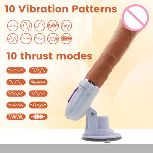 Machine sexuelle vibrante télécommandée à poussée automatique, Godemichés anaux, Jouet sexuel pour masturbation féminine, Godemiché pour femme - Product Image 2