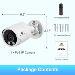 Gwsecu 8MP HIK tương thích 8MP 4k IP67 góc rộng <span class=keywords><strong>Bullet</strong></span> <span class=keywords><strong>Camera</strong></span> ngoài trời IP PoE CCTV ai hồng ngoại tầm nhìn ban đêm IP <span class=keywords><strong>Camera</strong></span> 8MP 4k - Product Image 6