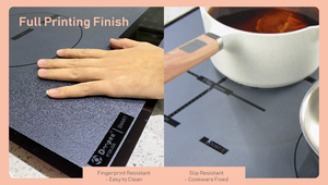 Cuisinière hybride intelligente WIFI Smart Tuya Control 2 brûleurs, plaque à induction 2 brûleurs, cuisinière intelligente double, système de sécurité avec verrouillage enfant - Product Image 6