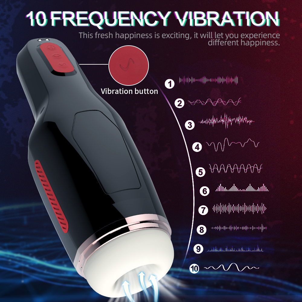 tivino male masturbator Male Masturbaters Automatic Electric Thrusting Sucking Heating Stroker Oral  Sex main image 0