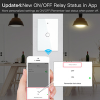 Interruptor de Pared Inteligente Tuya Zigbee con Control Remoto por Aplicación, Compatible con Cable Fase y Cable Neutro, Interruptor Inteligente de 1 Canal