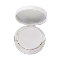 Boîtier compact vide double couche pour coussin d'air, imprimable par injection, avec miroir, pour fond de teint en poudre – Vente en gros