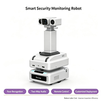 Robot de Inspección Eléctrica Multifuncional para Interiores y Exteriores, Robot de Patrulla de Seguridad con Monitoreo por IA, Cámara de Visión de 360 Grados, NUEVO