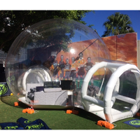 Tente Igloo gonflable transparente, bulle transparente, dôme à bulles pour publicité