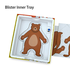 Montessori DIY học tập đồ chơi cá nhân sáng tạo thủ công bằng gỗ ghép hình câu đố cho gia đình hoạt động Made Durable Chất liệu giấy - Product Image 5