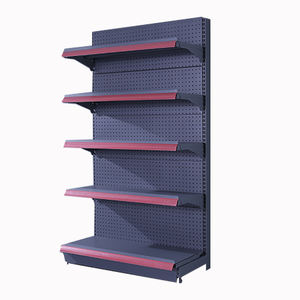 价格合理的商店金属货架展示架单面超市货架