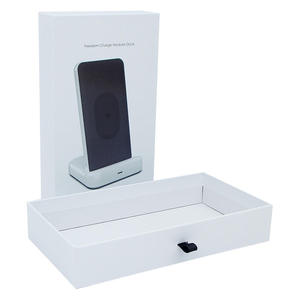 Customized Mobile Phone Charger Packing <b>Box</b> Portable Wireless Charger Mobile Phone Packing Drawer <b>Box</b> - Product Image 2