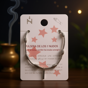 Angelina Seven Knot <b>Bracelet</b> <b>Red</b> String Charm Protection For Women Girls - Product Image 2