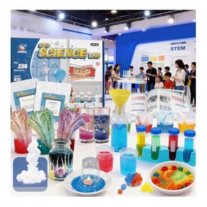 Caja de Laboratorio de Ciencias STEM para Niños, Experimentos de Química Educativos, Aprendizaje Seguro, Descubrimiento Práctico, Juguete de Reacción Divertido de Plástico - Product Image 5