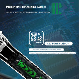 TNH UM- M102 UHF microfono dinamico scheda Audio dal vivo dedicato esterno canto Audio uno a due palmare microfono senza fili - Product Image 5