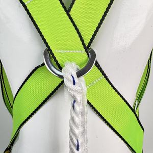 Cintura di Sicurezza Anticaduta Affidabile e Resistente in Poliestere ad Alta Resistenza per Costruzioni e Soccorso su Ponti, 4 Anelli a D, Lunghezza Regolabile - Product Image 6