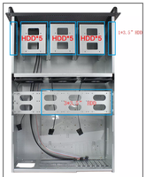 Boîtier de serveur OEM d'usine, 19 pouces, montage en rack, châssis de serveur 4U, prend en charge 20 disques durs