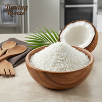 Noix de coco râpée de qualité alimentaire, fines copeaux, ingrédient de pâtisserie, flocons de noix de coco blanches pour les recettes de boulangerie