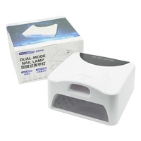 Lampe à ongles UV LED double port 2088 pour ongles en gel, lampe à gel 48W avec lumière pour le pouce, lampe à ongles professionnelle avec capteur automatique et 4 minuteurs