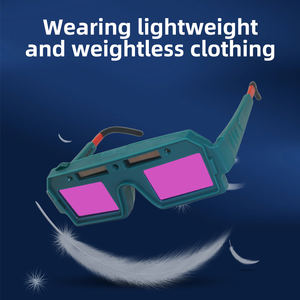 Gafas <span class=keywords><strong>de</strong></span> soldadura con atenuación <span class=keywords><strong>de</strong></span> batería reemplazable, gafas <span class=keywords><strong>de</strong></span> soldadura solar, ajustables, ligeras, - Product Image 6