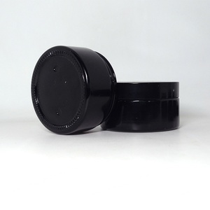 Wholesale 250ml 500ml 750ml Black Uv Tall Round Violet Screw Top Smell Proof Wide Mouth Storage Stash Glass Jars - Product Image 5