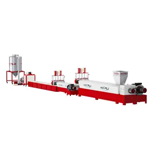 China Factory PP PE Granulator Plastic Pelletizer For Recycling Machine PP PE Film Pellet Producer