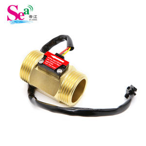 Débitmètre d'eau chimique industriel en cuivre B10 1 pouce Irrigation des terres agricoles Turbine à effet Hall Capteur d'eau pour les plantes - Product Image 4