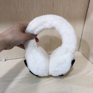 उच्च गुणवत्ता वाले अनुकूलन लड़कियों को फ्फी फ्राई फ्रारी नरम सर्दियों के बाहर गर्म असली फर ईयरमफ - Product Image 5