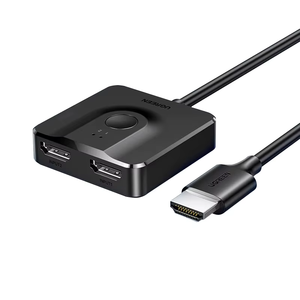 UGREEN CM217 for 2.0 Splitter One in Two/Two in One Switch DC Output <b>4K</b> 60Hz High-Definition Cable for PC/Laptop - Product Image 1