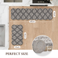 Tapis de cuisine antidérapants, lavables en machine, absorbants et résistants aux taches, pour cuisine et buanderie